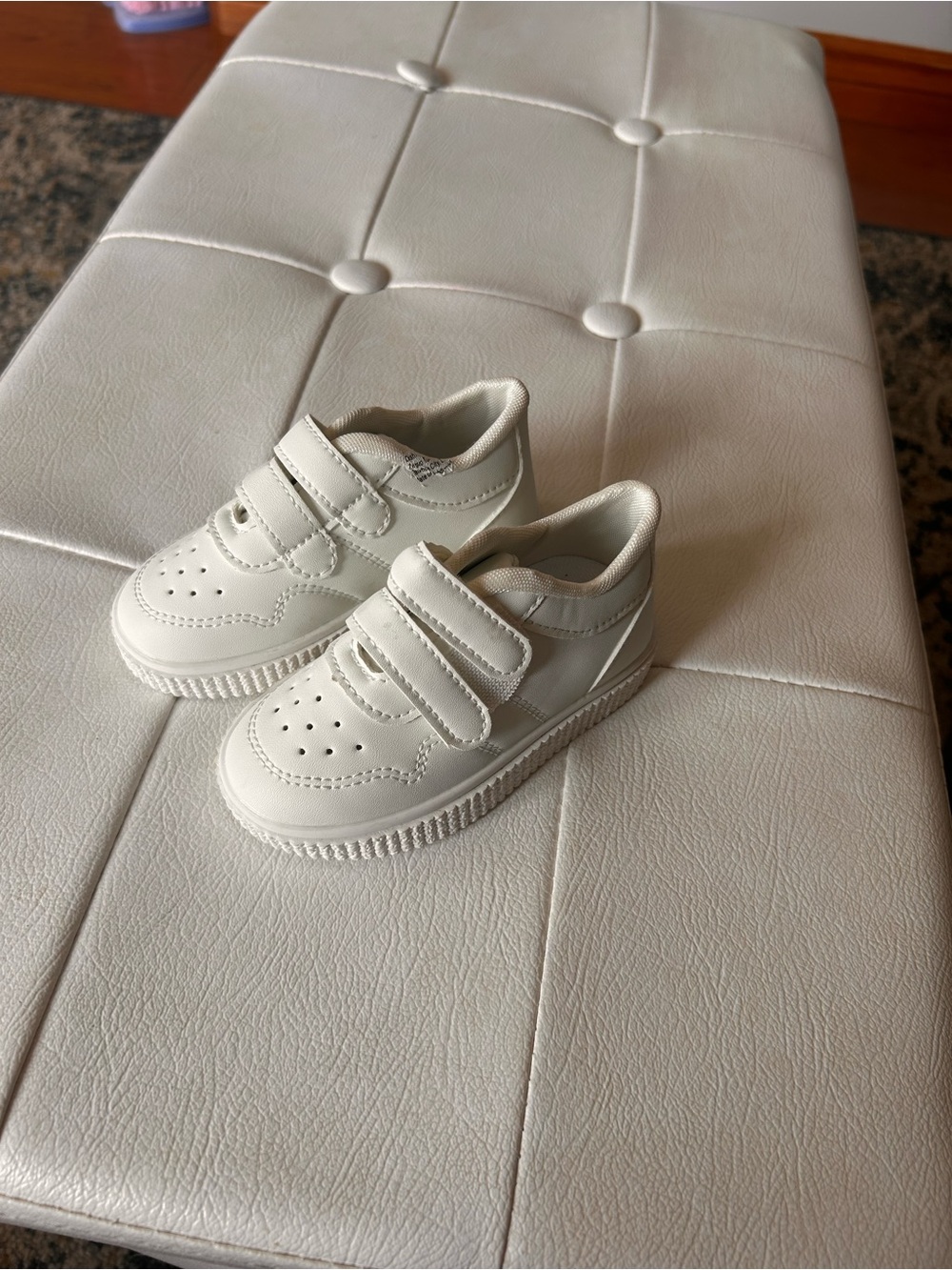 White toddler shoes